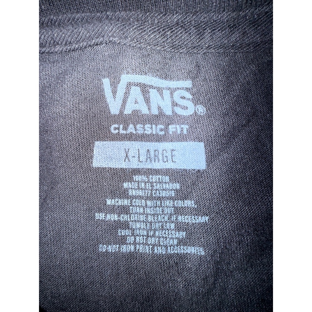 Vans Mens XL Black Gold Aztec Mexico Graphic T-Shirt Classic Fit Short Sleeve - Picture 5 of 9